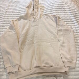 Comfrt Unisex Hoodie In Bone 2x